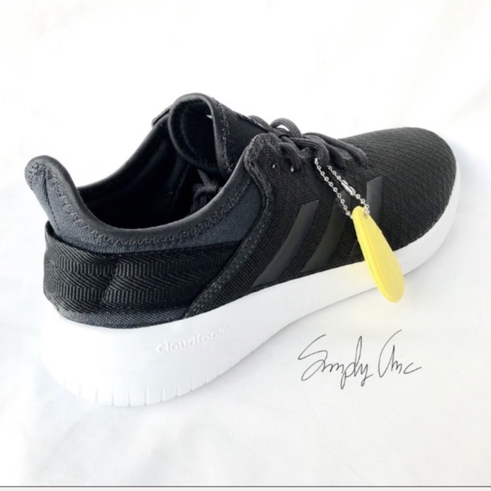 NWT Adidas QT Flex cloudfoam sneakers black - Picture 5 of 7